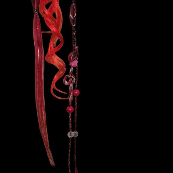 UV Glow reactive deluxe festival braid set 84-92 inch - Picture 3 of 9